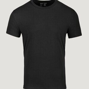 Fresh Clean Threads Black Crew Neck T Shirt XXL Men's Premium Basic Tee